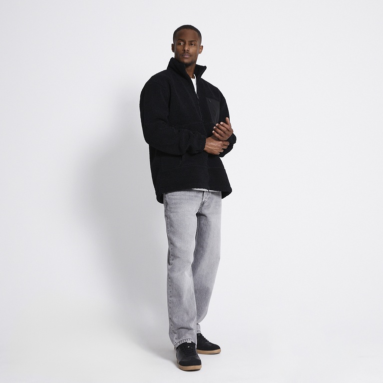 Pile jacket "Mount" Black